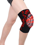 Camo Dodgeball Knee Pads - Red